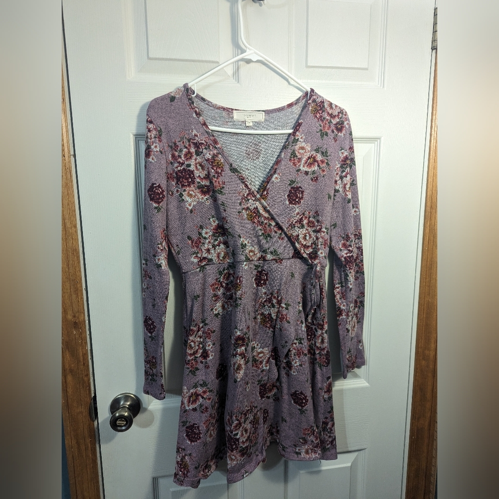 Sweater Wrap Dress
